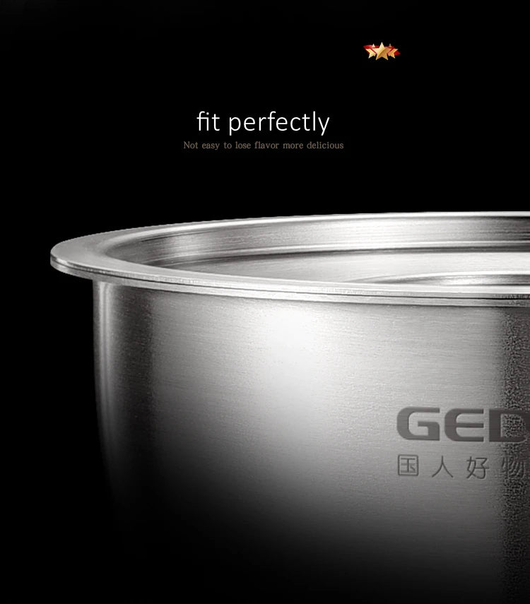 LFGB Certified 304 Stainless Steel Egg Custard Steamer – Ultra Thick & Durable Food Steaming Bowl for Kitchen