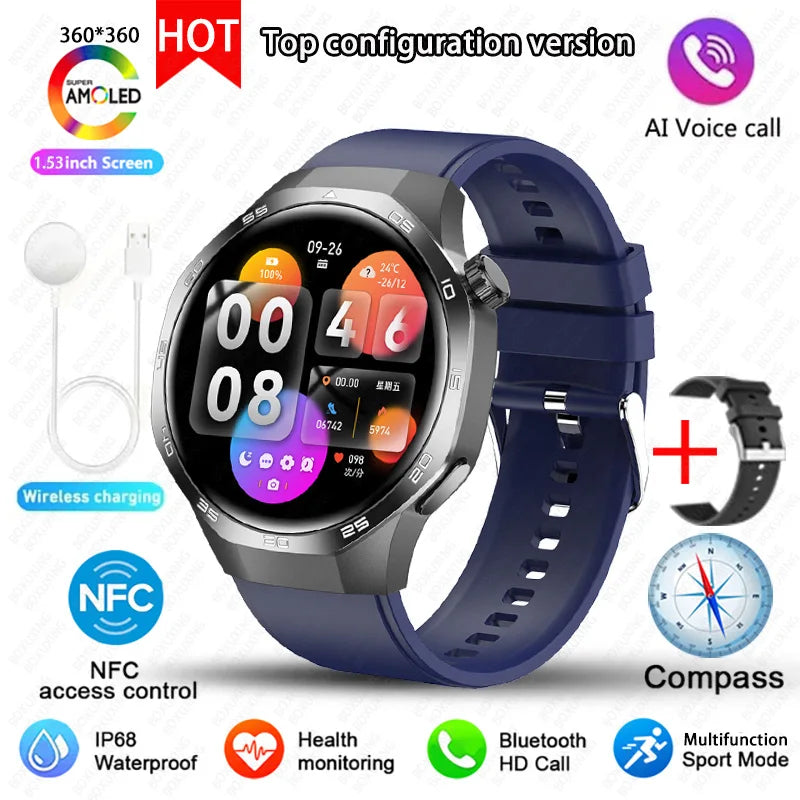 Huawei Watch GT5 Pro – AMOLED Smartwatch with NFC, GPS & Bluetooth Call