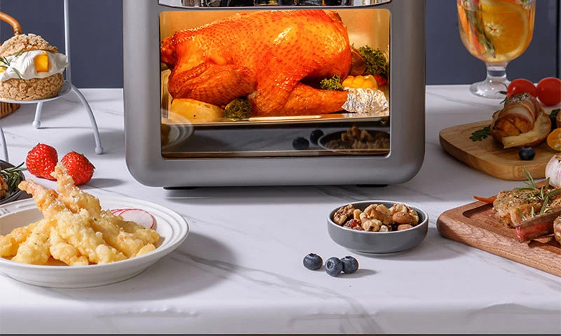 10L Large Capacity Electric Air Fryer – Oil-Free Convection Oven with 360° Baking