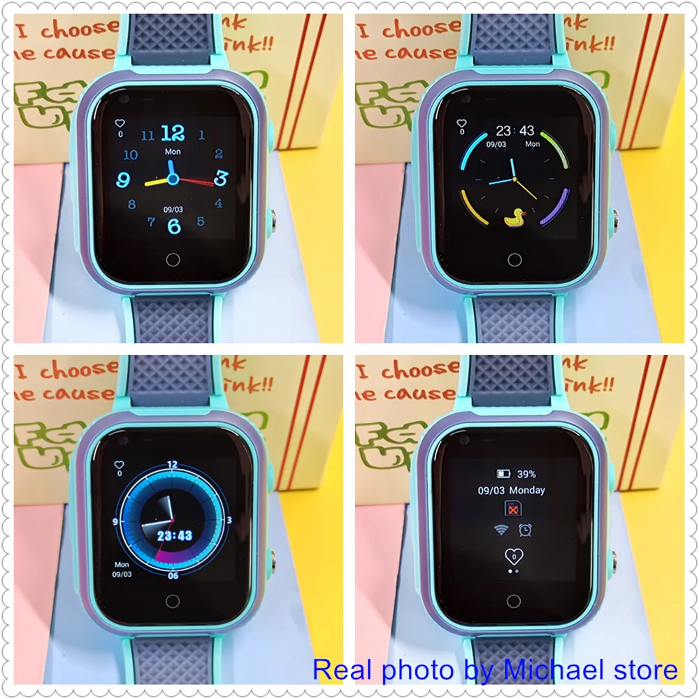 LT21 4G Kids Smartwatch – GPS Tracker, Video Call, SOS, IP67 Waterproof, WiFi, Camera, Phone Watch for Children