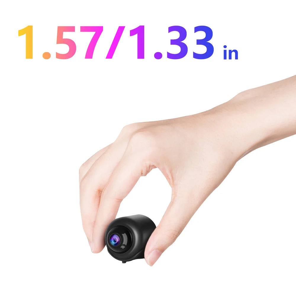 2024 X5 Mini WiFi Camera – Indoor Night Vision Security with Audio & Video Recording
