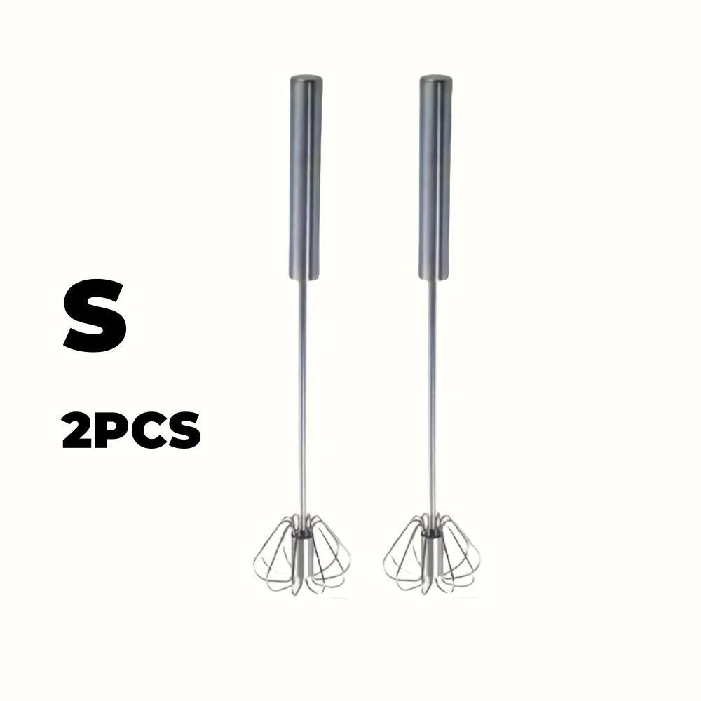 Stainless Steel Egg Beater – Durable Semi-Automatic Mixer for Effortless Egg, Cream Mixing & Beating