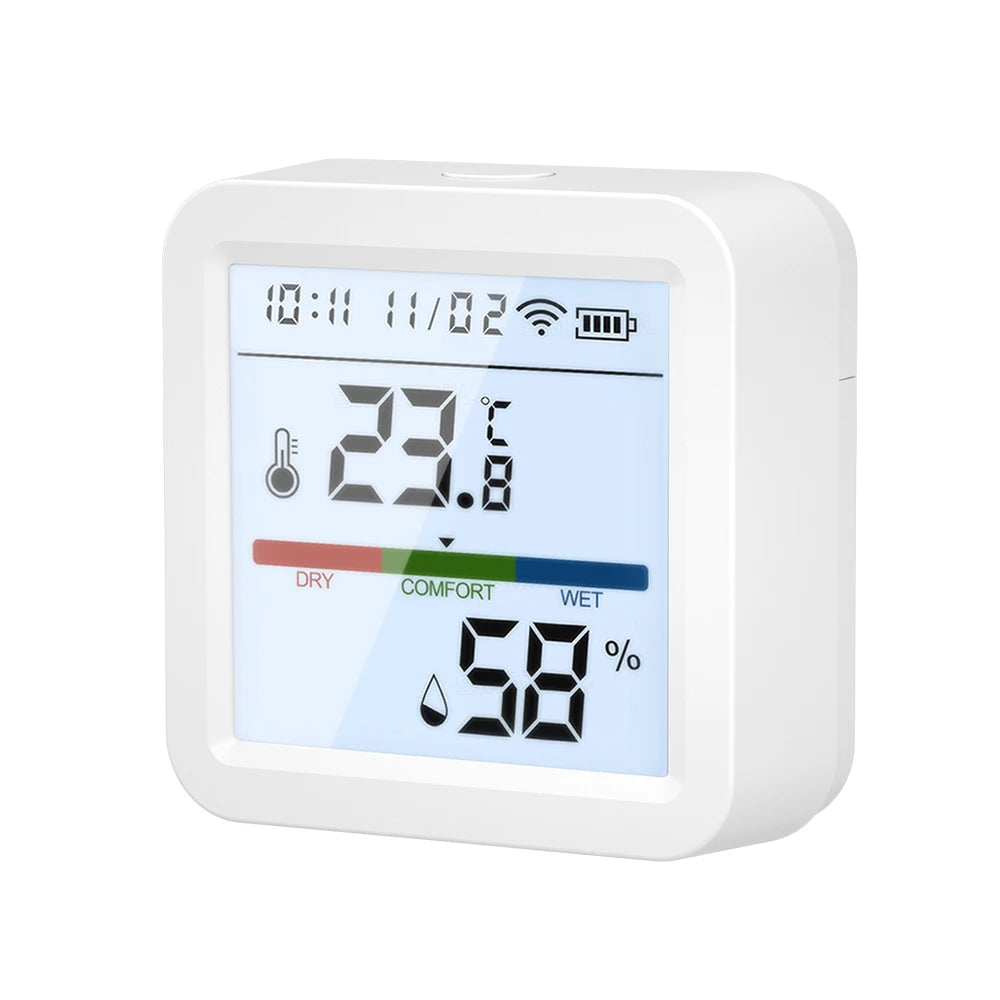 Tuya ZigBee Temp & Humidity Sensor – LCD Display, Smart Home Integration
