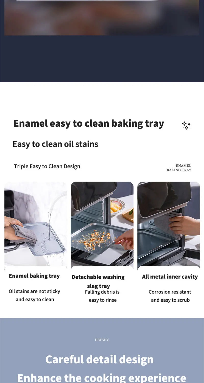 10L Large Capacity Electric Air Fryer – Oil-Free Convection Oven with 360° Baking