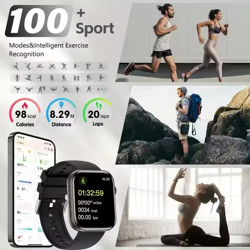 2026 Series 10 GPS Smart Watch with Music & Video Playback, Bluetooth Calling, NFC & Waterproof Design for Android & iOS