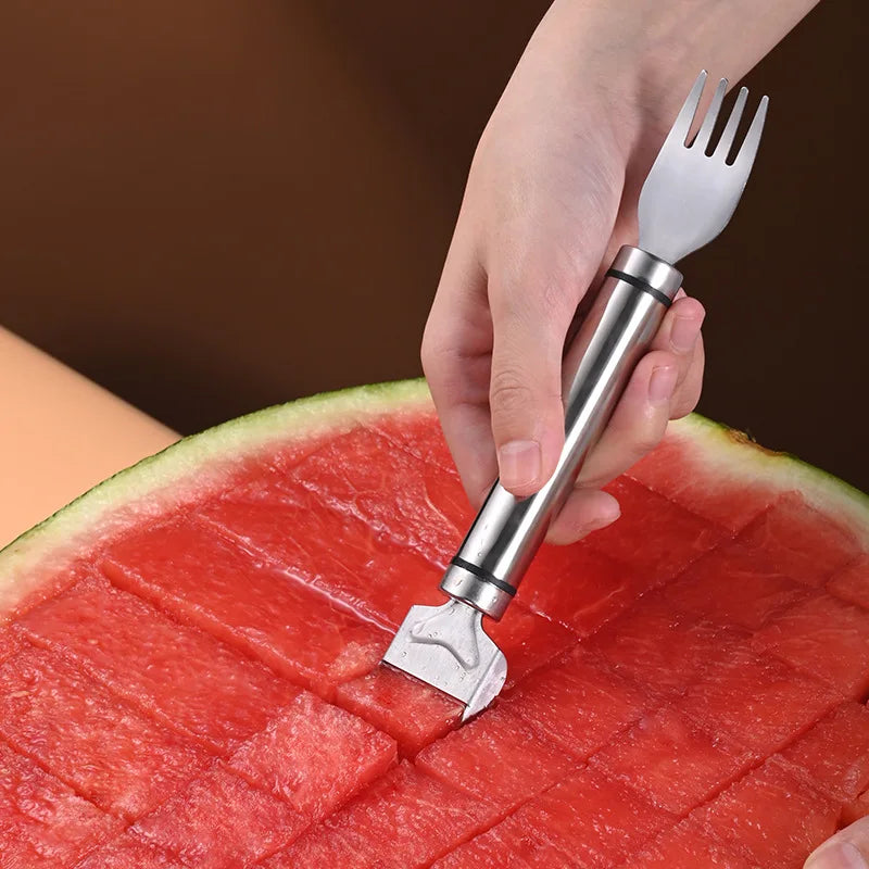 Stainless Steel Windmill Watermelon Cutter – Fruit Slicer & Watermelon Digger Kitchen Gadget