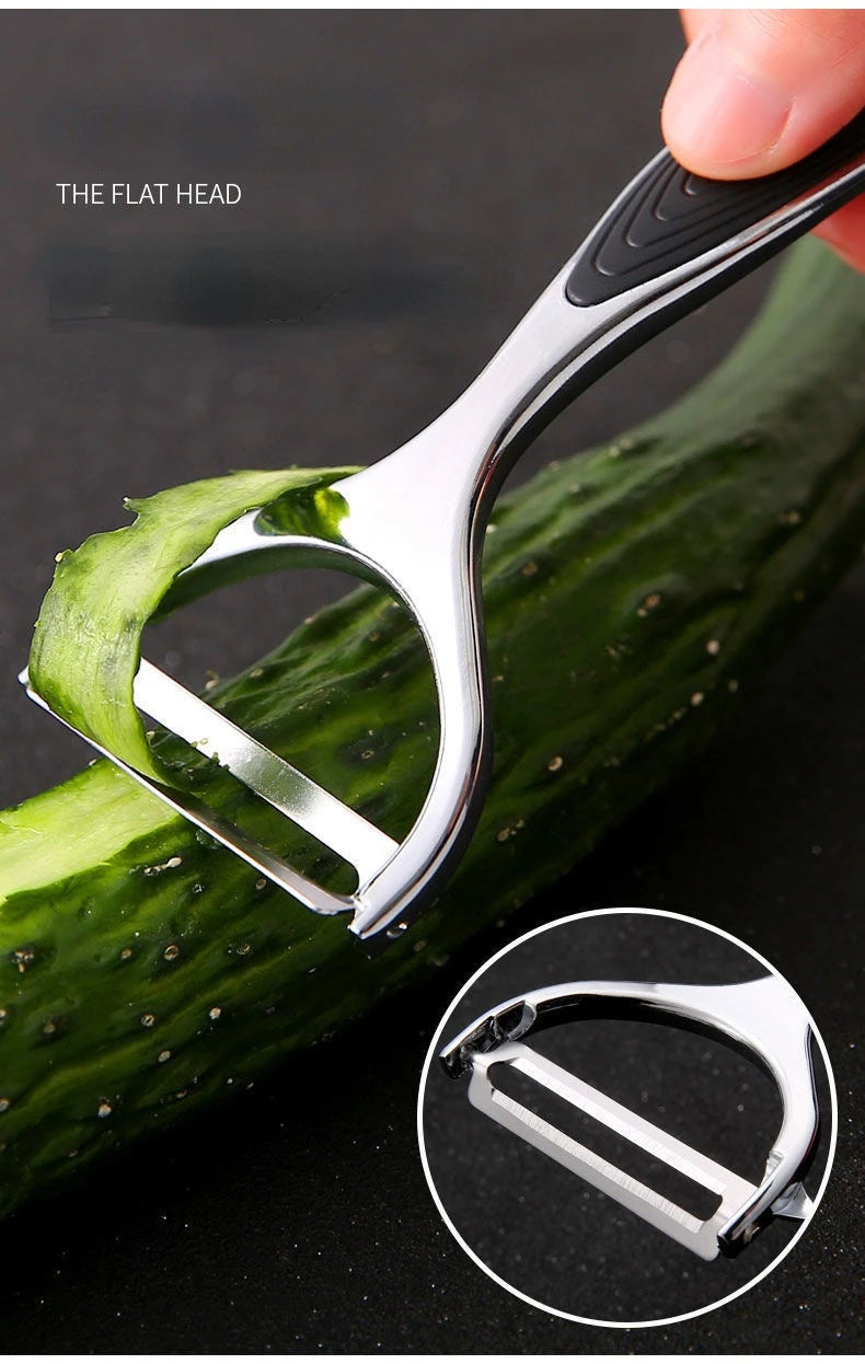 Stainless Steel Vegetable & Potato Peeler – Multi-Function Kitchen Tool