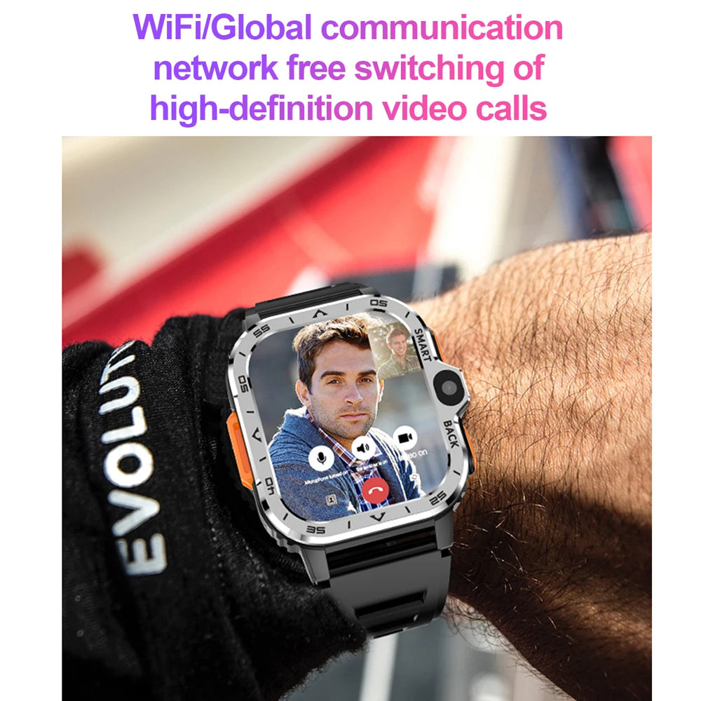 Valdus PGD Android Smart Watch – Dual Camera, GPS, 4G SIM, NFC, 16G/64G Storage