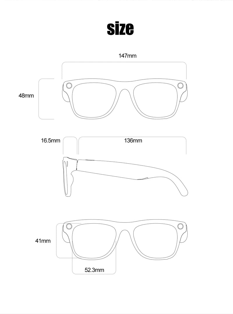 Xiaomi 4K AI Smart Glasses – 100MP HD Camera, Bluetooth Call & Voice Assistant