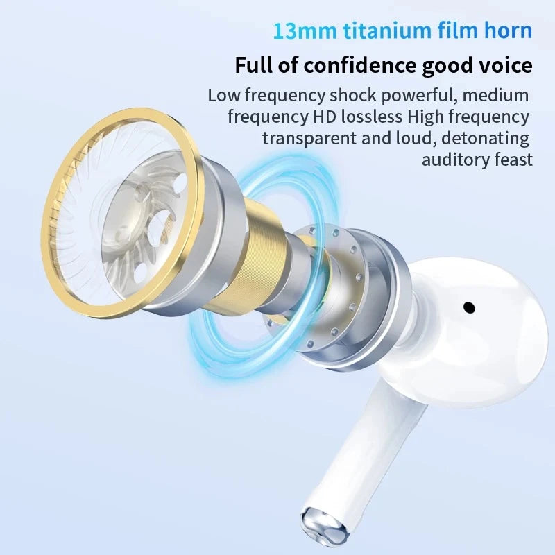 2024 Air Pro True Wireless Earbuds – HiFi Bluetooth Earphones with Noise Reduction