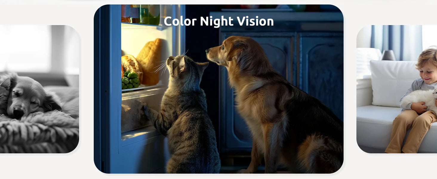 Blurams A31S 2-Pack Indoor Security Cameras – 2K HD with One-Touch Call