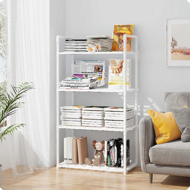 Movable Floor Standing Storage Rack – Multi-Functional Kitchen & Bathroom Shelf