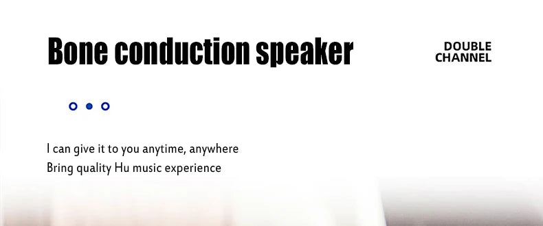 Bone Conduction Wireless Speaker – TWS Hi-Fi Sound with Sucker Mount & Wearable Loop