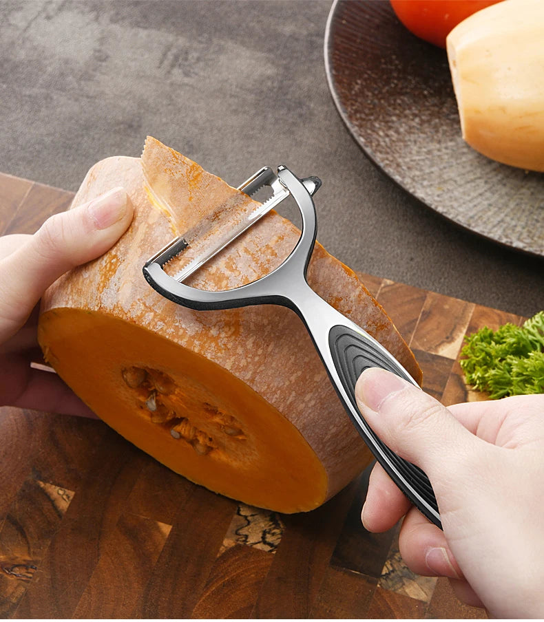Stainless Steel Vegetable & Potato Peeler – Multi-Function Kitchen Tool