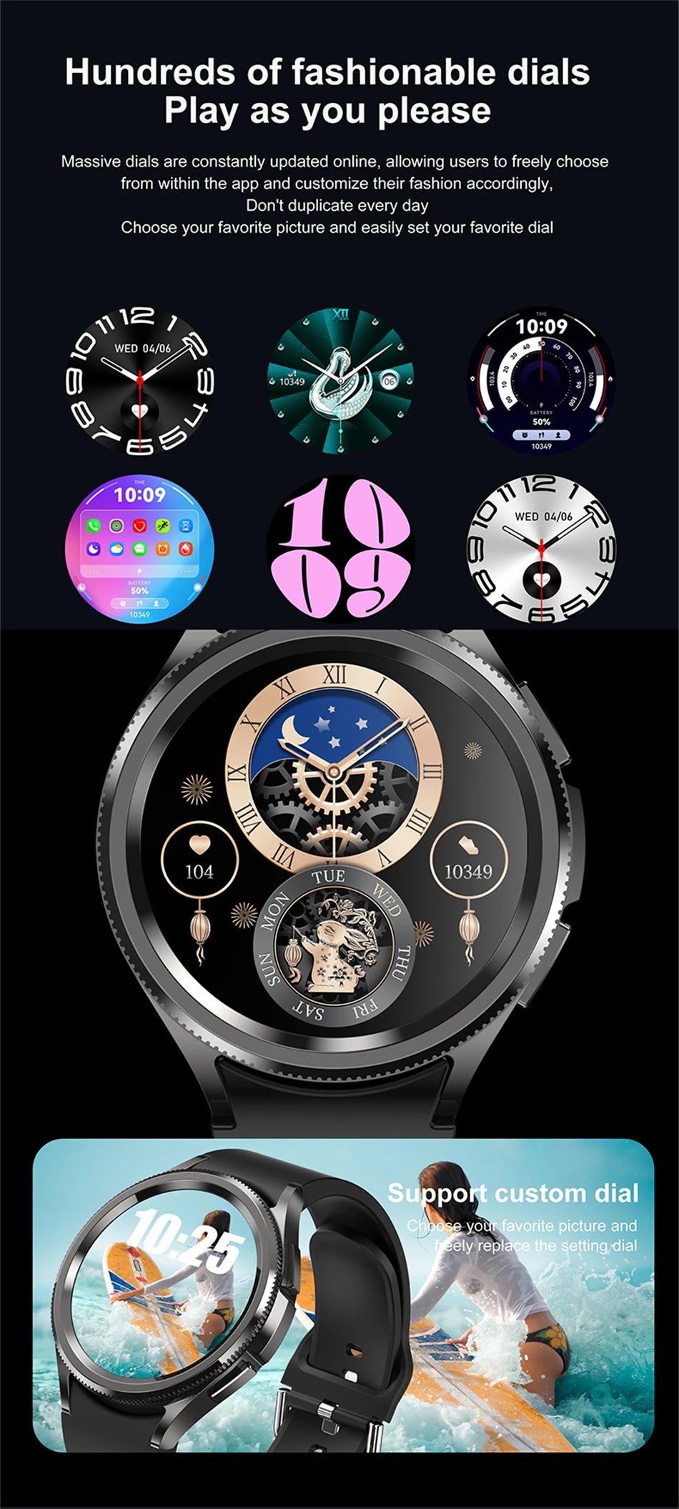 Samsung Galaxy Watch6 Classic – GPS Smartwatch with Bluetooth Call & Health Tracking