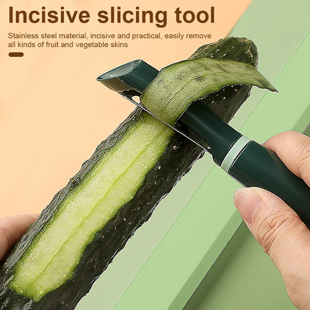 Professional Vegetable & Fruit Peeler – Multi-Use Stainless Steel Planer for Potatoes, Carrots, Melons & More