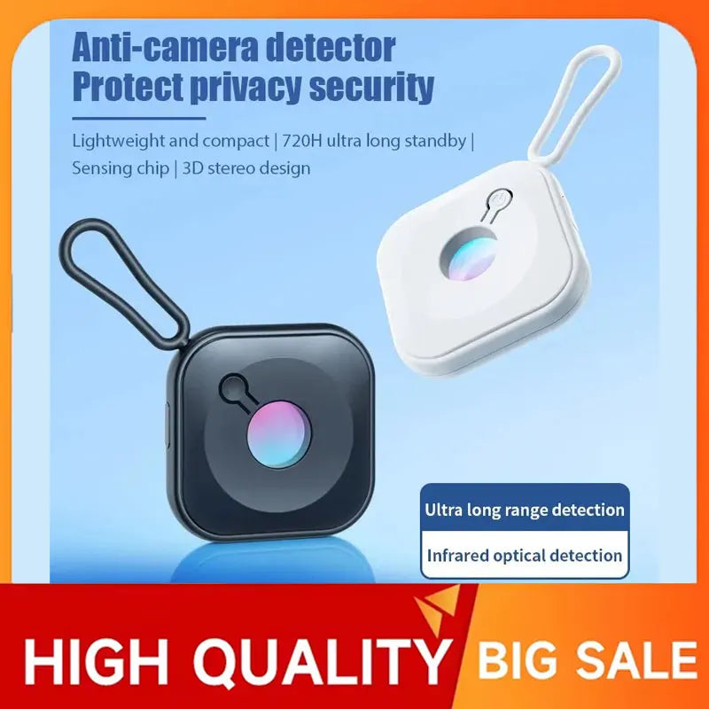 Anti-Peeping Infrared Camera Detector – Mini Hidden Lens Finder with LED Light