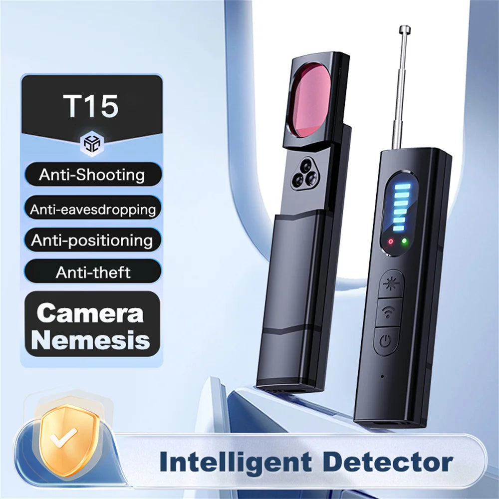 Anti-Spy Hidden Camera & GPS Detector – RF Signal Scanner for Bug & Listening Device Detection