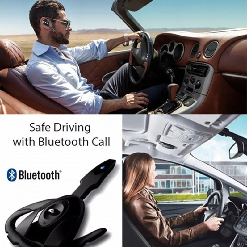 Wireless Bluetooth Headset – Hands-Free Business Earphones with Mic