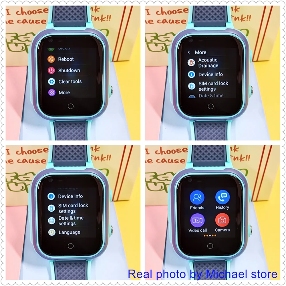 LT21 4G Kids Smartwatch – GPS Tracker, Video Call, SOS, IP67 Waterproof, WiFi, Camera, Phone Watch for Children