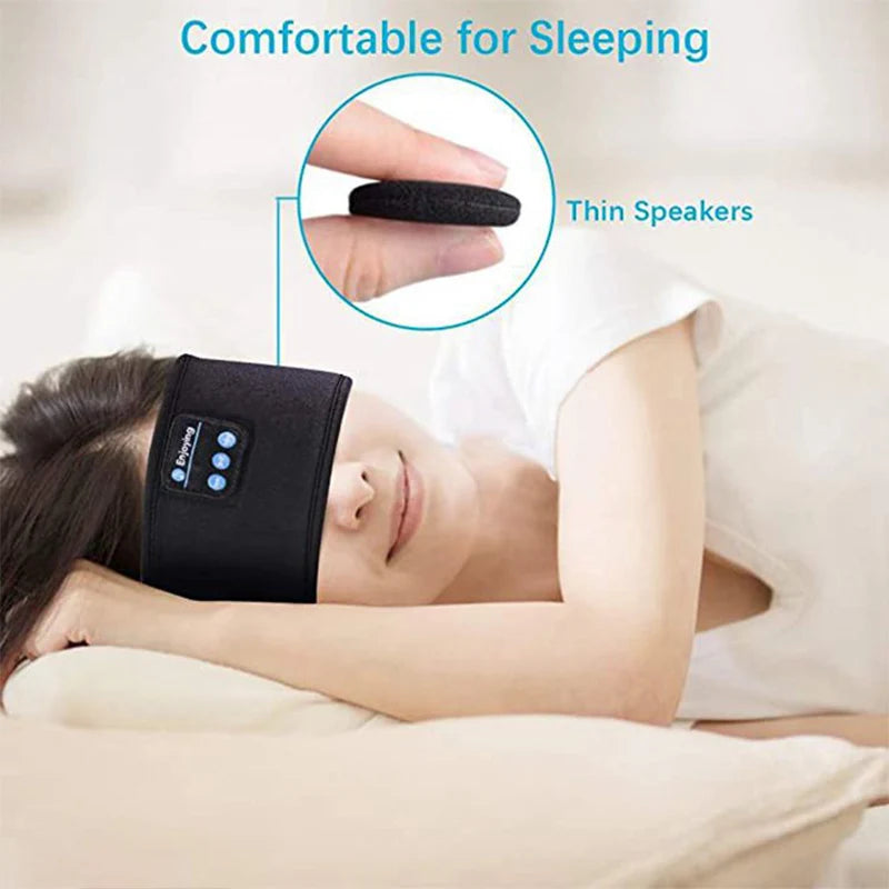 Bluetooth Headband Headphones – Wireless Sports & Sleep Music Eye Mask