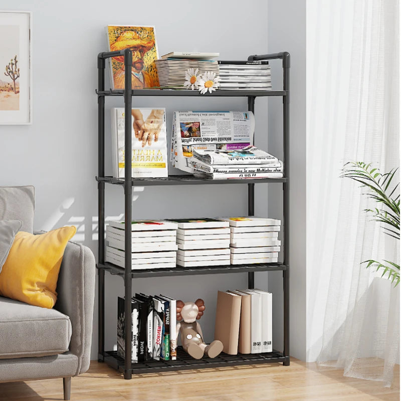 Movable Floor Standing Storage Rack – Multi-Functional Kitchen & Bathroom Shelf