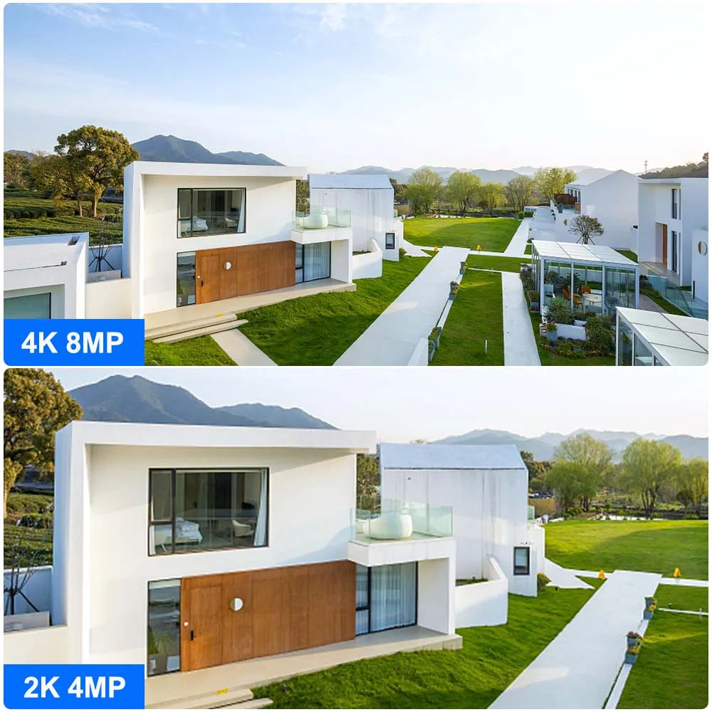 8MP 4K WiFi Solar Camera – Outdoor Wireless CCTV with Dual Lens & PTZ