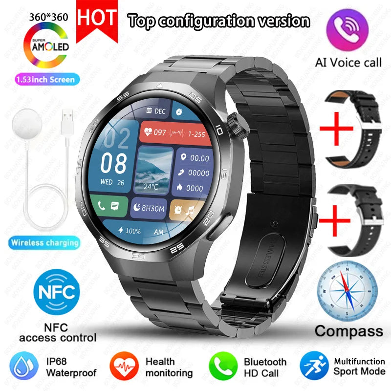 Huawei Watch GT5 Pro – AMOLED Smartwatch with NFC, GPS & Bluetooth Call