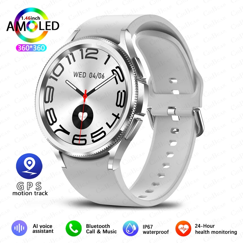 Samsung Galaxy Watch6 Classic – GPS Smartwatch with Bluetooth Call & Health Tracking