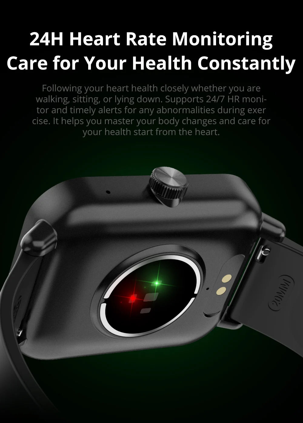 COLMI P81 Smart Watch – 1.9" Screen, Voice Calling & 24H Health Monitor