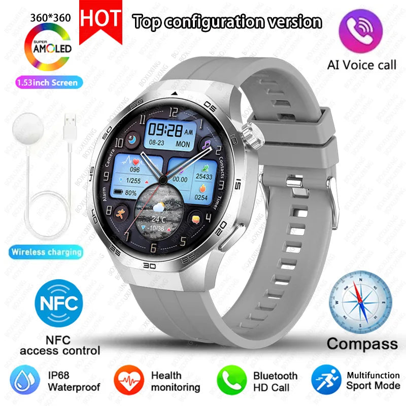 Huawei Watch GT5 Pro – AMOLED Smartwatch with NFC, GPS & Bluetooth Call