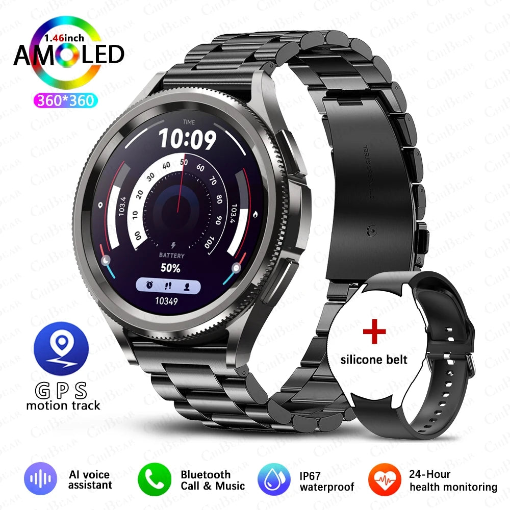 Samsung Galaxy Watch6 Classic – GPS Smartwatch with Bluetooth Call & Health Tracking