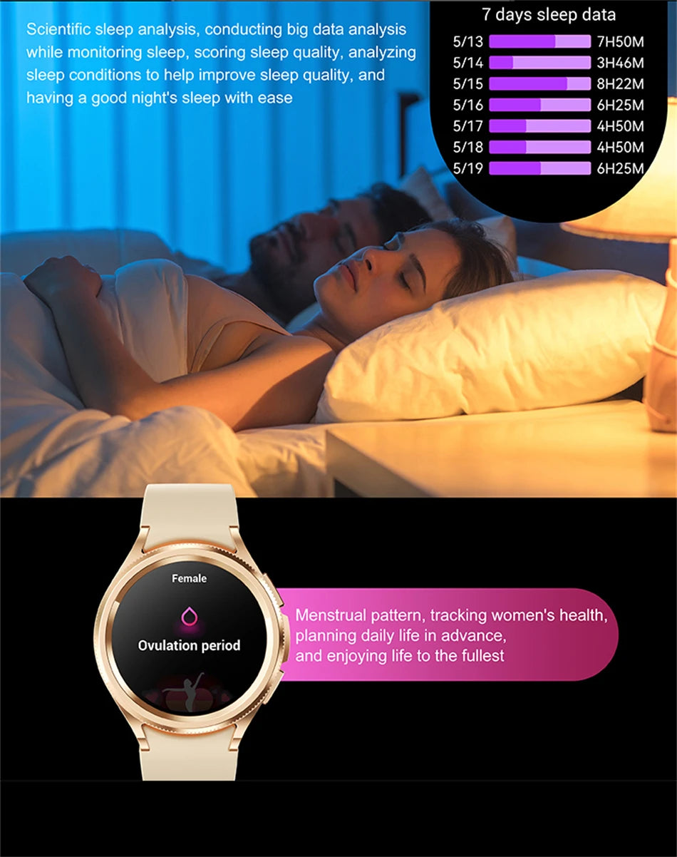 Samsung Galaxy Watch6 Classic – GPS Smartwatch with Bluetooth Call & Health Tracking