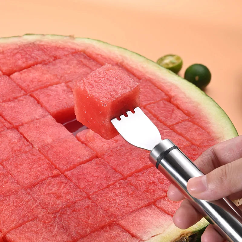 Stainless Steel Windmill Watermelon Cutter – Fruit Slicer & Watermelon Digger Kitchen Gadget