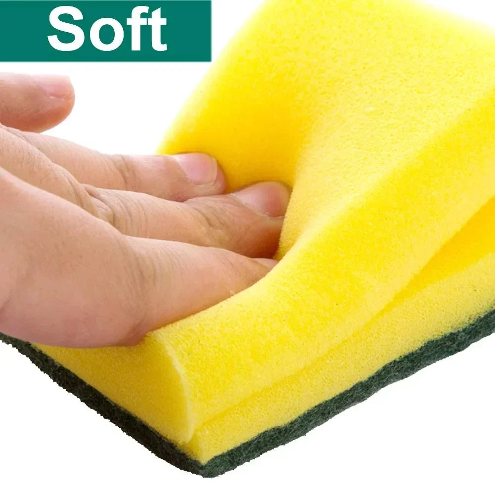 Magic Cleaning Sponges – Heavy-Duty Grease & Rust Remover for Kitchen Use
