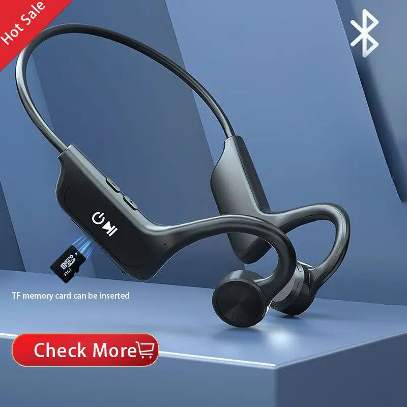 Wireless Bluetooth Headset – Hands-Free Business Earphones with Mic