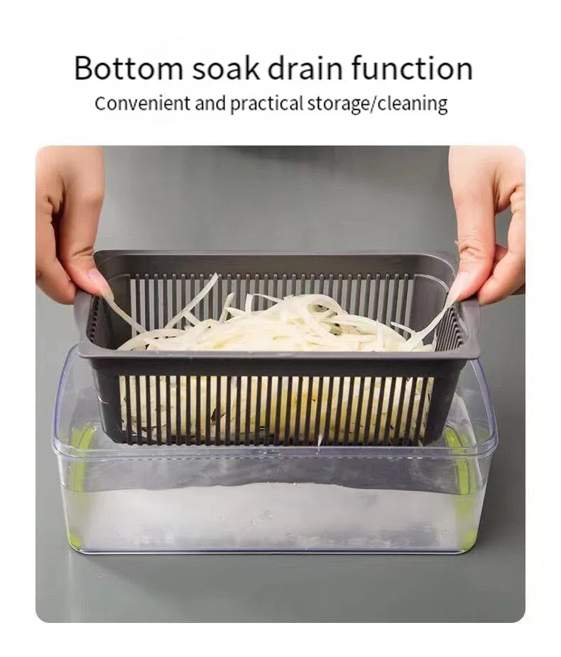 14/16 IN 1 Multi-Function Vegetable Food Chopper – Slicer, Grater, Cutter, Shredder Kitchen Tool for Tomato, Carrot, Cheese, Onion & More