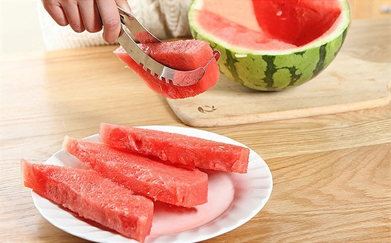 Stainless Steel Windmill Watermelon Cutter – Fruit Slicer & Watermelon Digger Kitchen Gadget