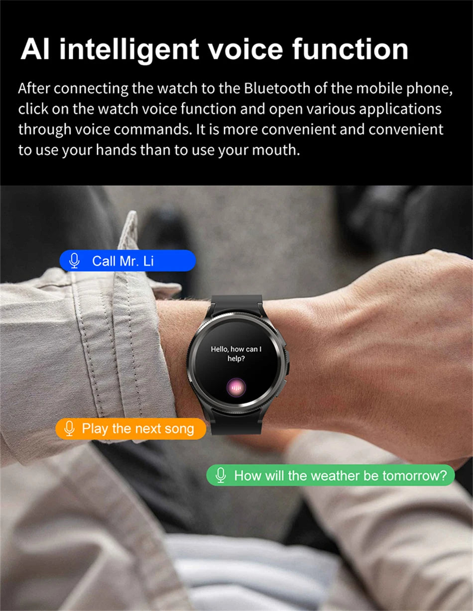 Samsung Galaxy Watch6 Classic – GPS Smartwatch with Bluetooth Call & Health Tracking