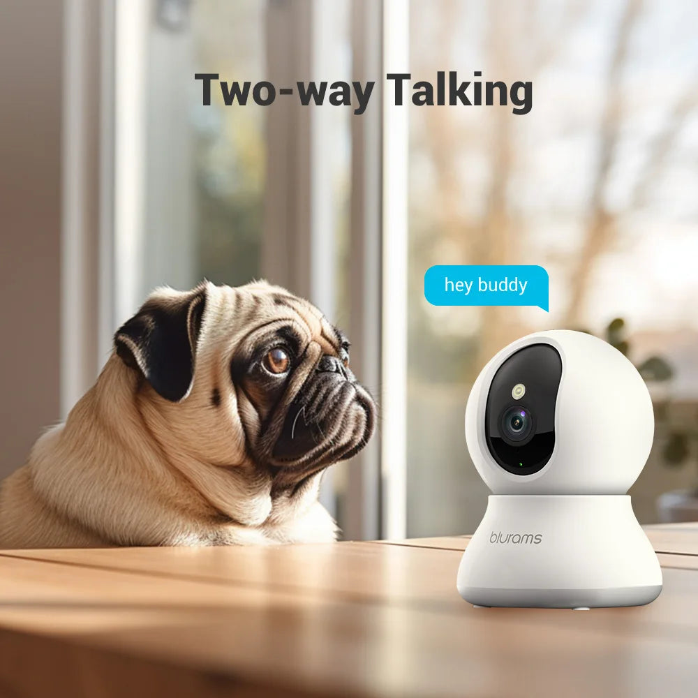 Blurams A31S 2-Pack Indoor Security Cameras – 2K HD with One-Touch Call