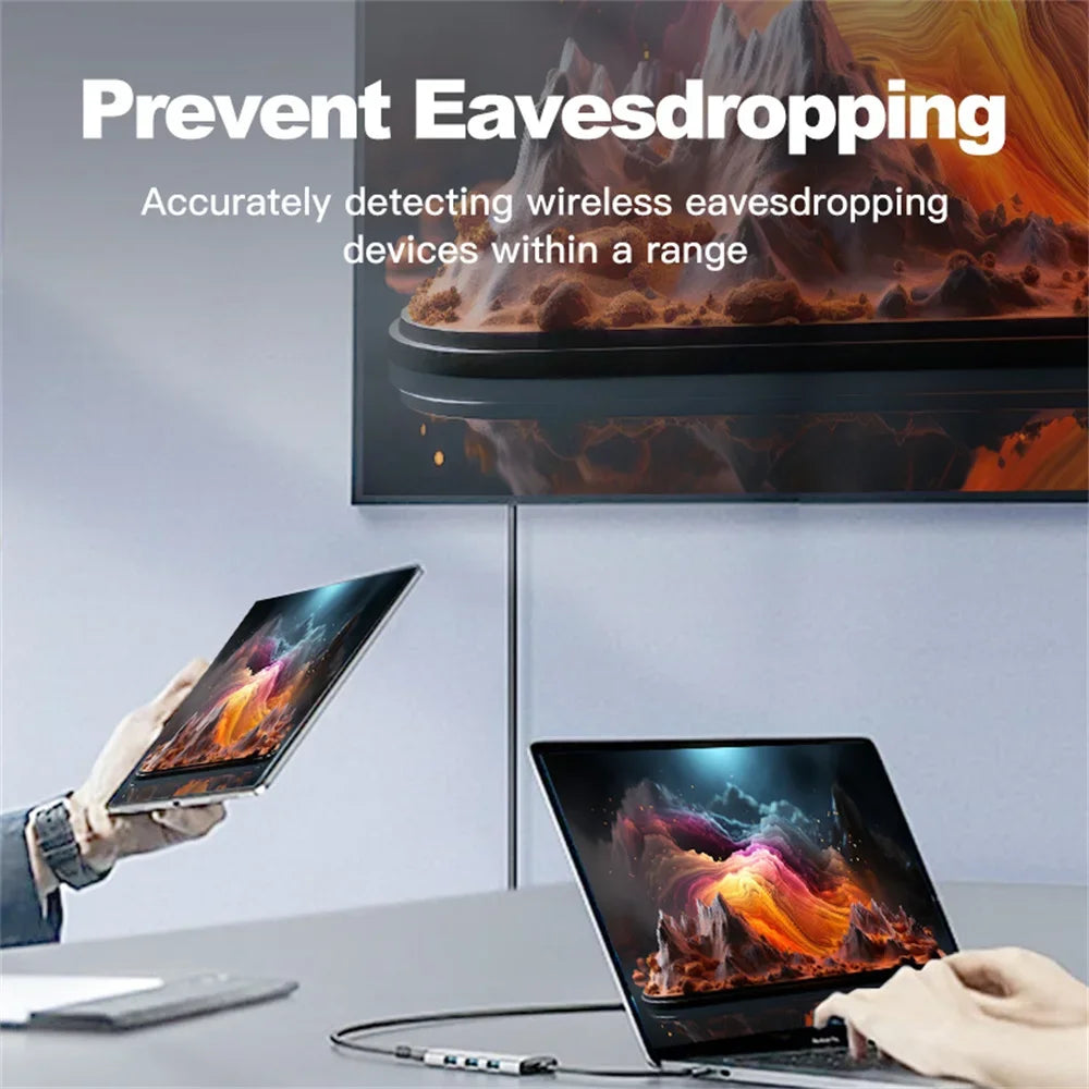 Anti-Spy Hidden Camera & GPS Detector – RF Signal Scanner for Bug & Listening Device Detection