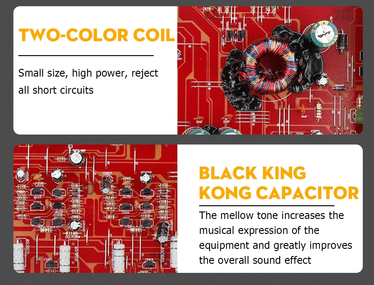 SK-790.4 4-Channel 12V Car Amplifier – Max 7900W Class A/B