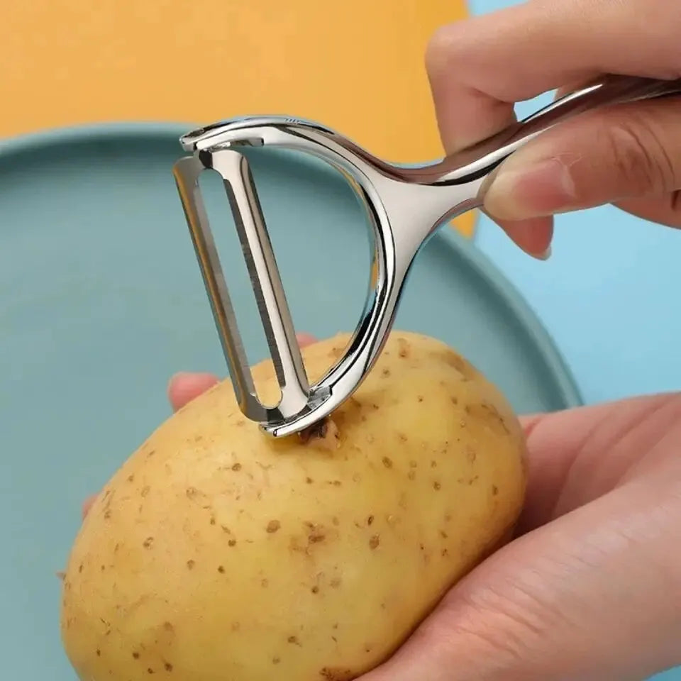 Stainless Steel Vegetable & Potato Peeler – Multi-Function Kitchen Tool