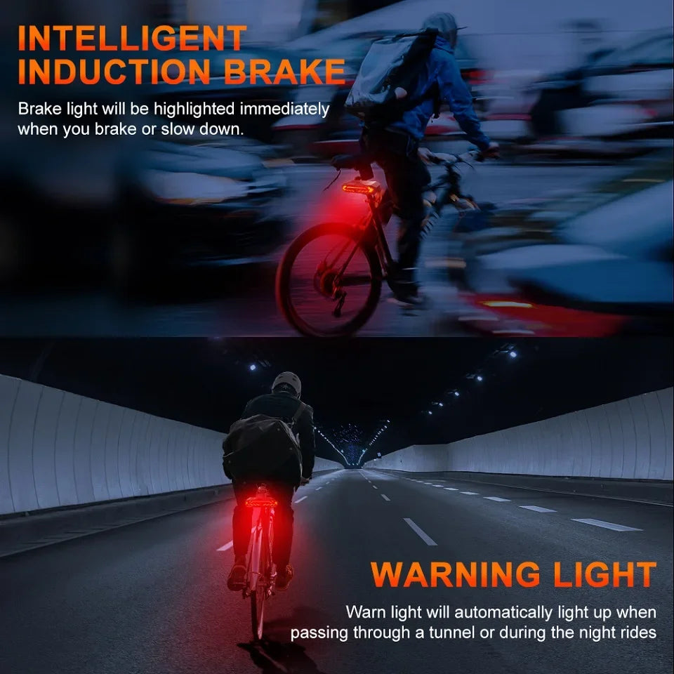 Bike Tail Light with Turn Signals – Wireless Remote & Waterproof Rear Safety Light