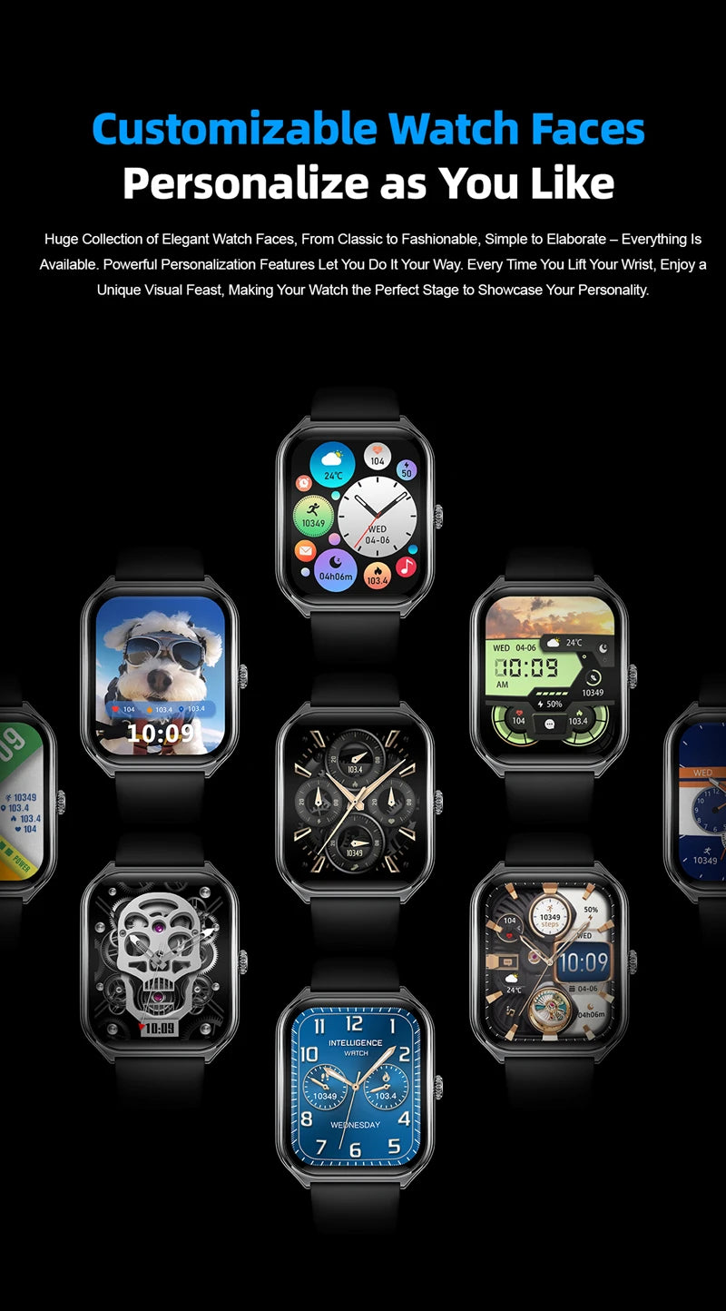 Xiaomi Ultra Thin Smart Watch – 1.96" AMOLED HD Display, Call & Reminder