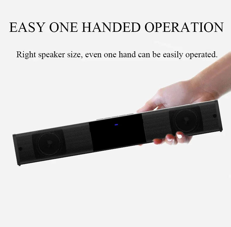 Super Powerful Wireless Bluetooth Sound Bar with Subwoofer & FM Radio