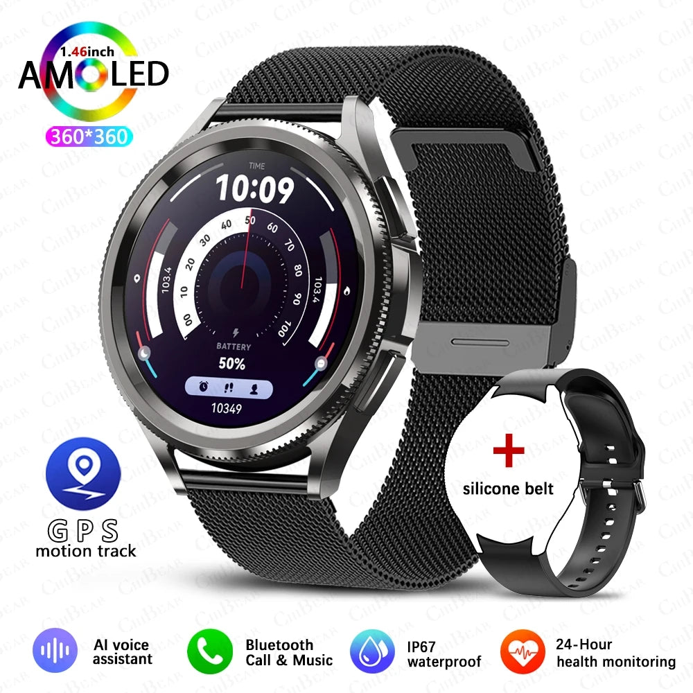 Samsung Galaxy Watch6 Classic – GPS Smartwatch with Bluetooth Call & Health Tracking