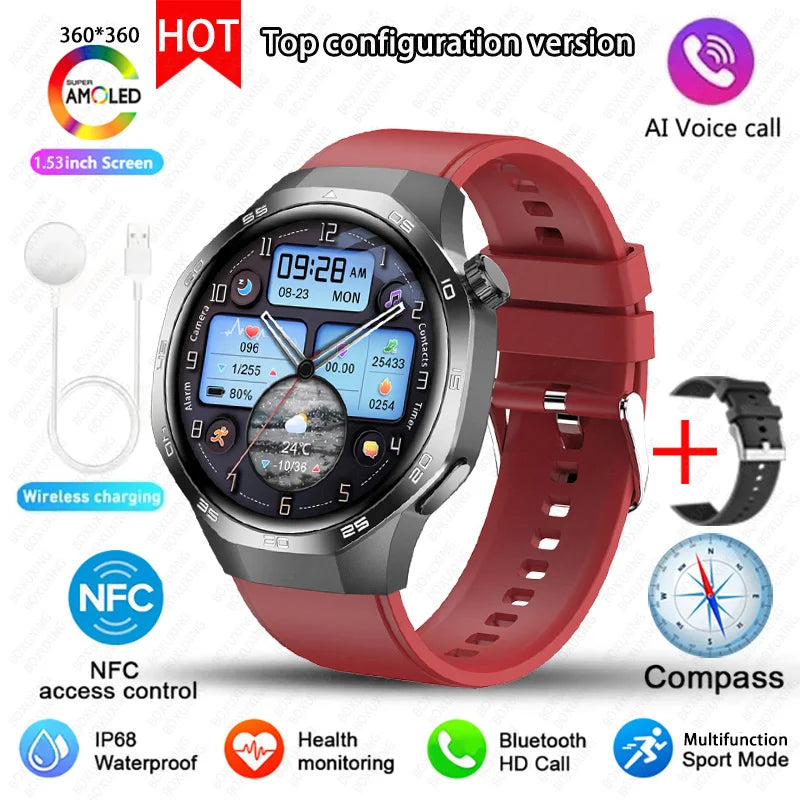 Huawei Watch GT5 Pro – AMOLED Smartwatch with NFC, GPS & Bluetooth Call