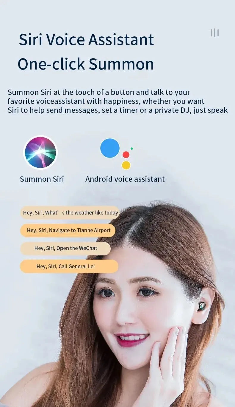 F9 TWS Wireless Bluetooth Earbuds – Waterproof Headphones with Digital Display Case