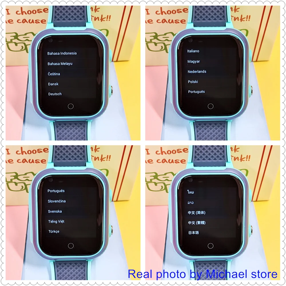 LT21 4G Kids Smartwatch – GPS Tracker, Video Call, SOS, IP67 Waterproof, WiFi, Camera, Phone Watch for Children